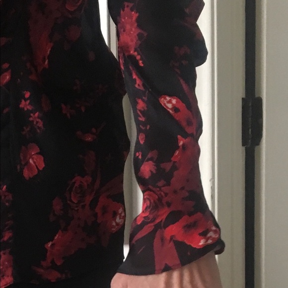 Alexander McQueen Fall 2009 Silk Floral Blouse EUC - Picture 7 of 8